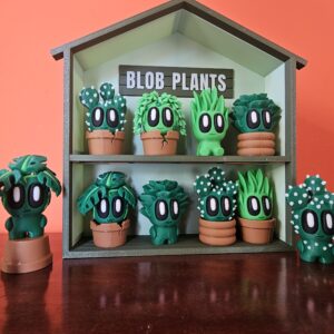 Plantas decorativas impresas en 3D