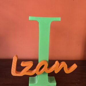 Nombres impresos en 3D