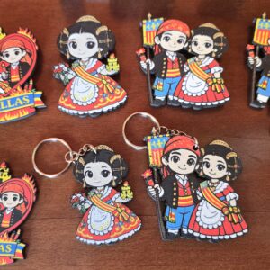 Llaveros y broches Falleros