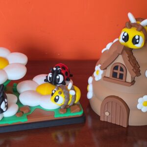 Mariquitas y abejas